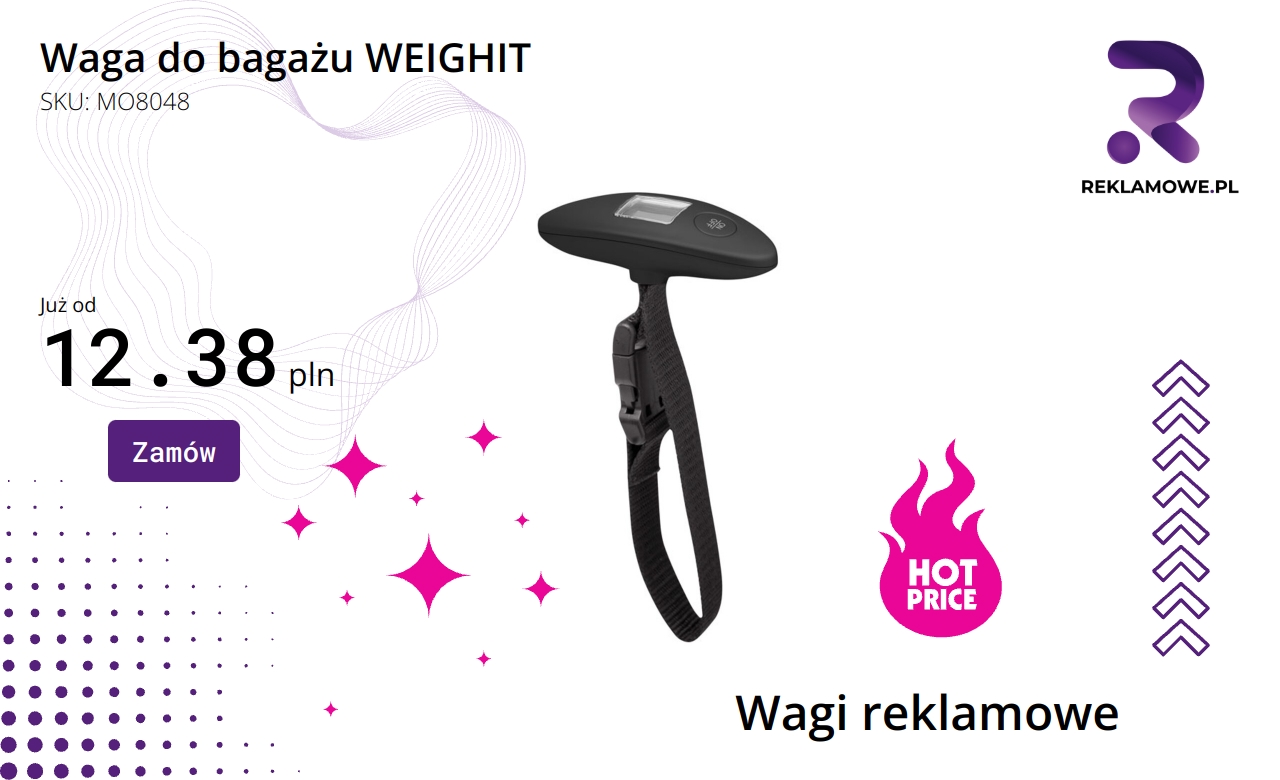 Waga do bagażu WEIGHIT w akcji