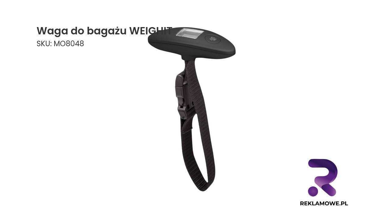 Waga do bagażu WEIGHIT – elektroniczna waga podróżna do ważenia walizek
